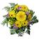 Sorceress. A bright sunny arrangement of yellow gerberas and chrysanthemums.. Nizhny Novgorod