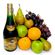 Cognac and fruits. This excellent gift set includes fresh fruit and a bottle of fine cognac.. Nizhny Novgorod
